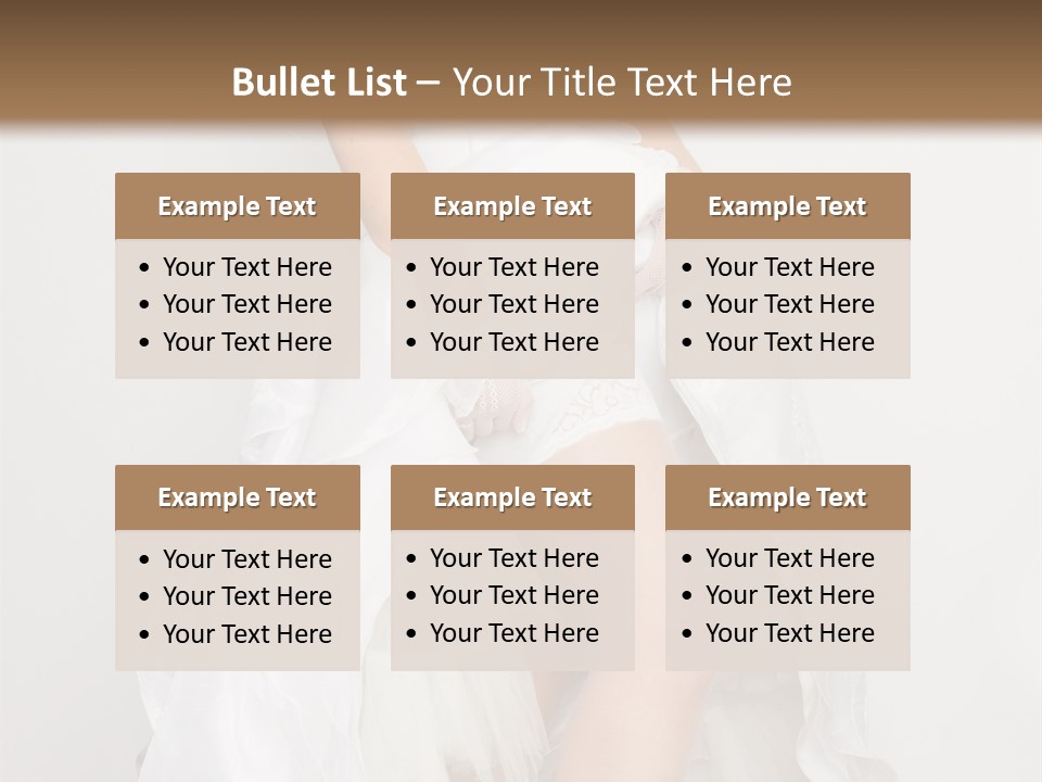 Females Body Bride PowerPoint Template