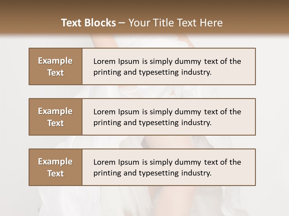 Females Body Bride PowerPoint Template