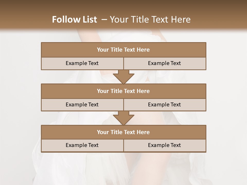 Females Body Bride PowerPoint Template