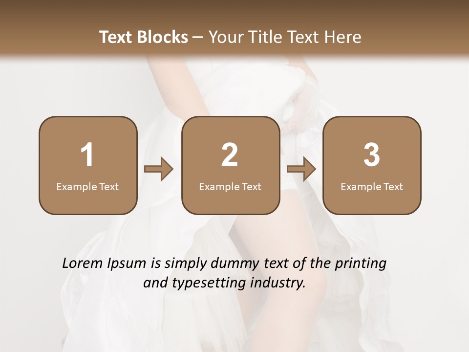 Females Body Bride PowerPoint Template