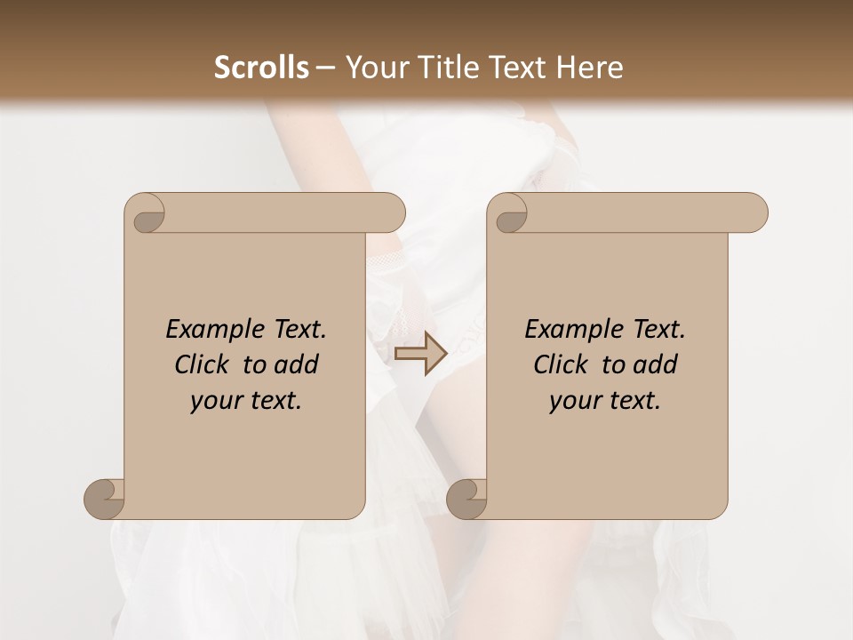 Females Body Bride PowerPoint Template