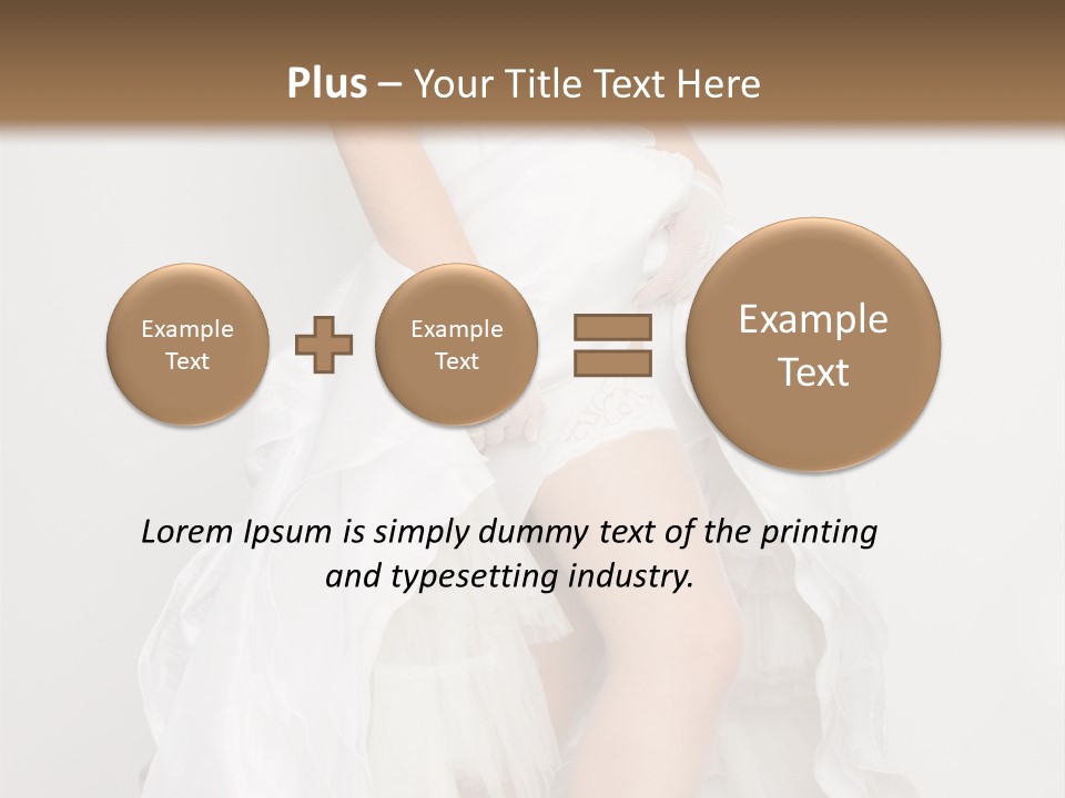 Females Body Bride PowerPoint Template