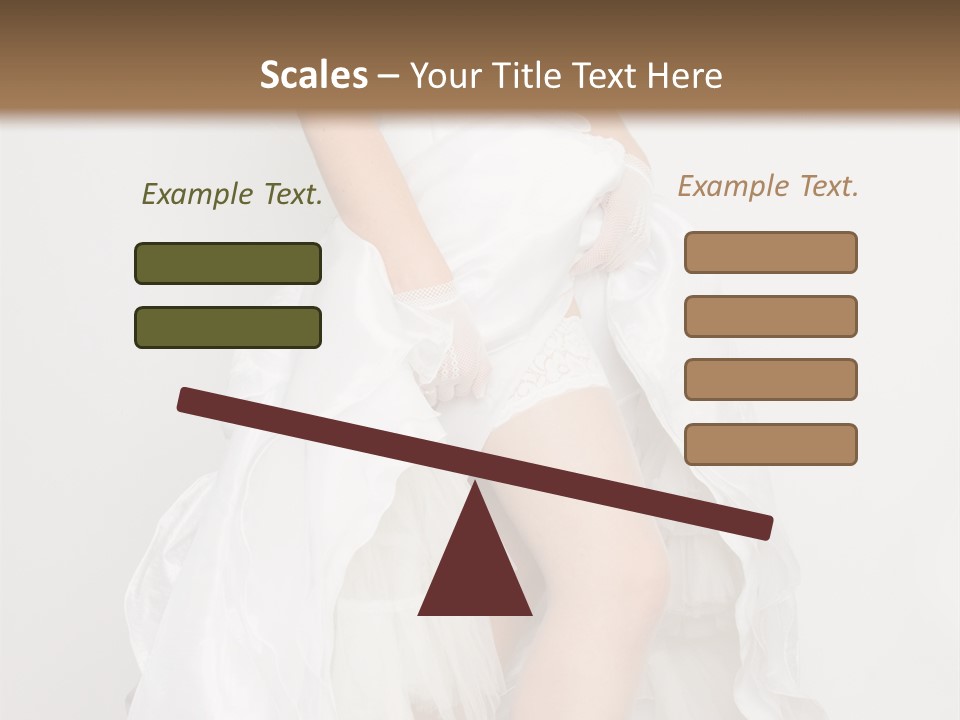 Females Body Bride PowerPoint Template