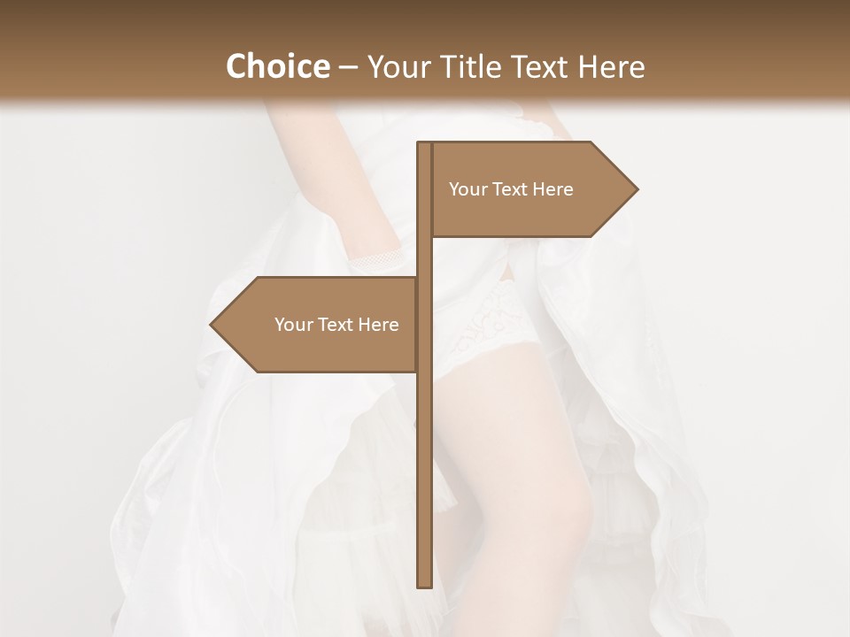 Females Body Bride PowerPoint Template