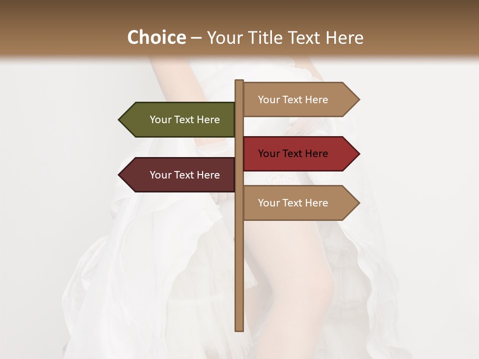 Females Body Bride PowerPoint Template