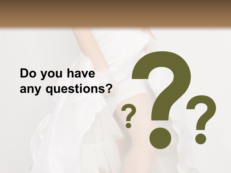 Females Body Bride PowerPoint Template