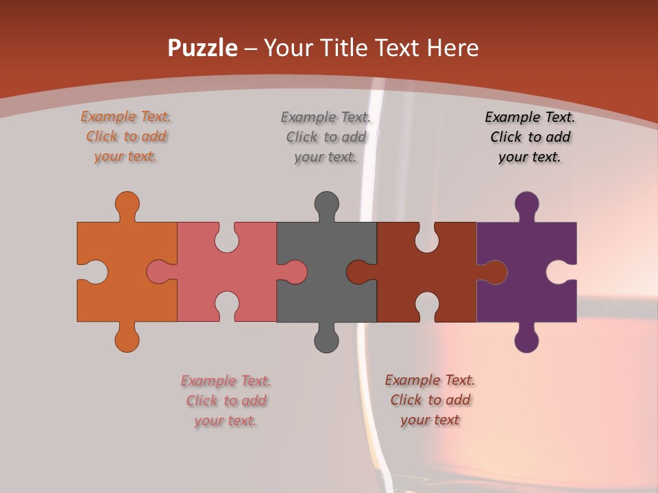 Brown Closeup Transparent PowerPoint Template