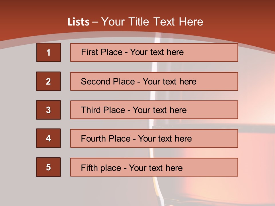 Brown Closeup Transparent PowerPoint Template