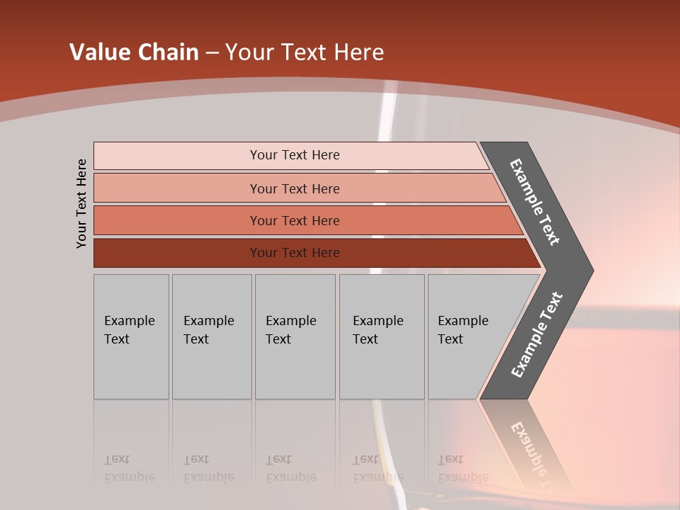 Brown Closeup Transparent PowerPoint Template