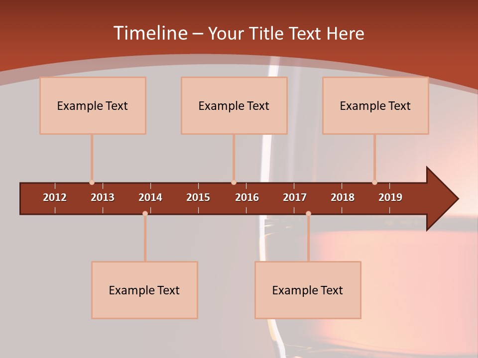 Brown Closeup Transparent PowerPoint Template