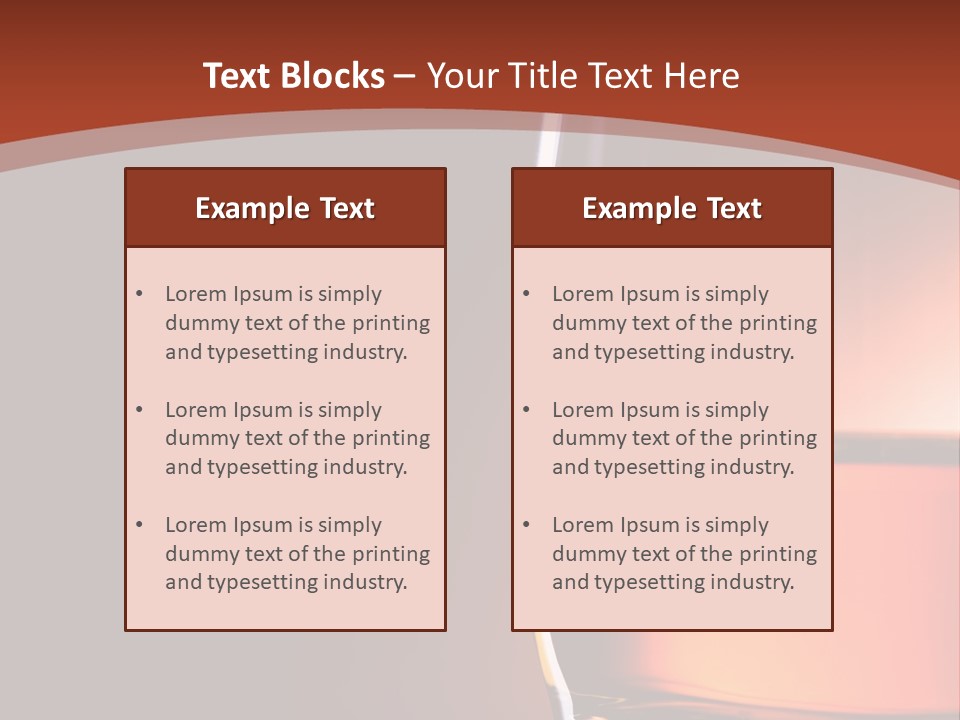 Brown Closeup Transparent PowerPoint Template