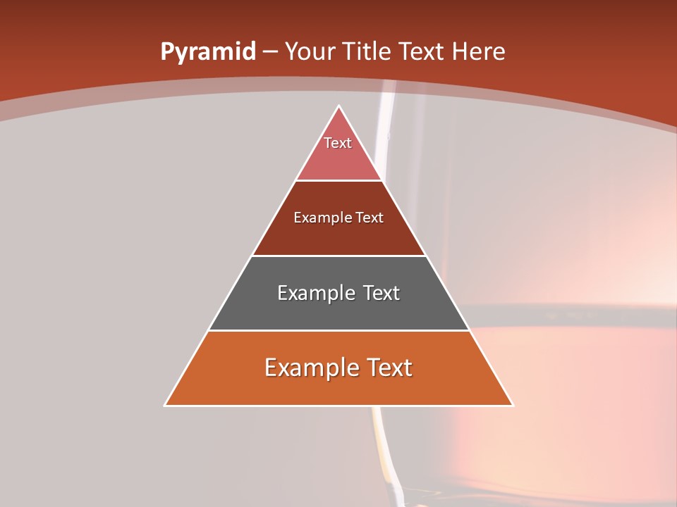 Brown Closeup Transparent PowerPoint Template