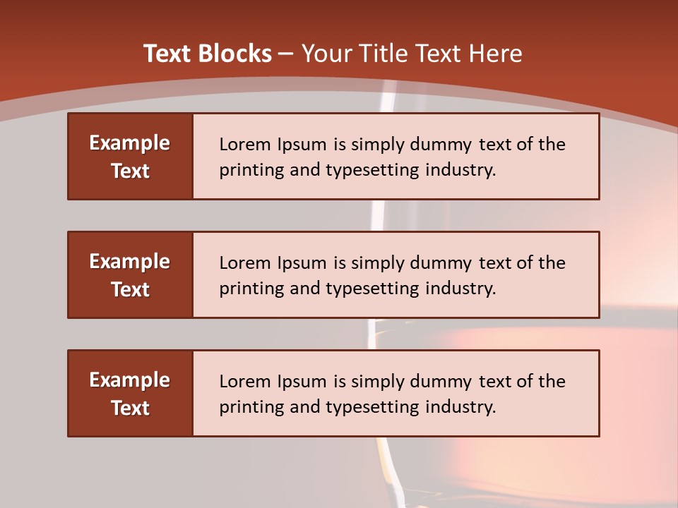 Brown Closeup Transparent PowerPoint Template