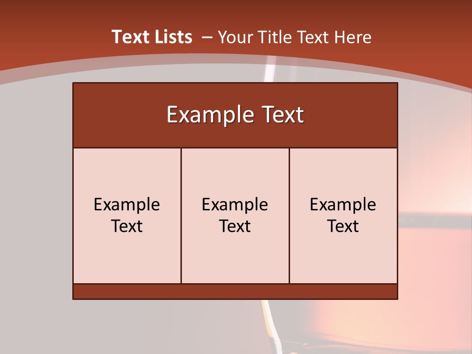 Brown Closeup Transparent PowerPoint Template