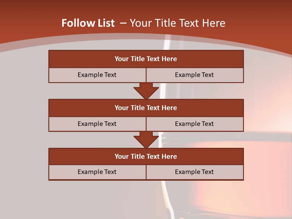 Brown Closeup Transparent PowerPoint Template