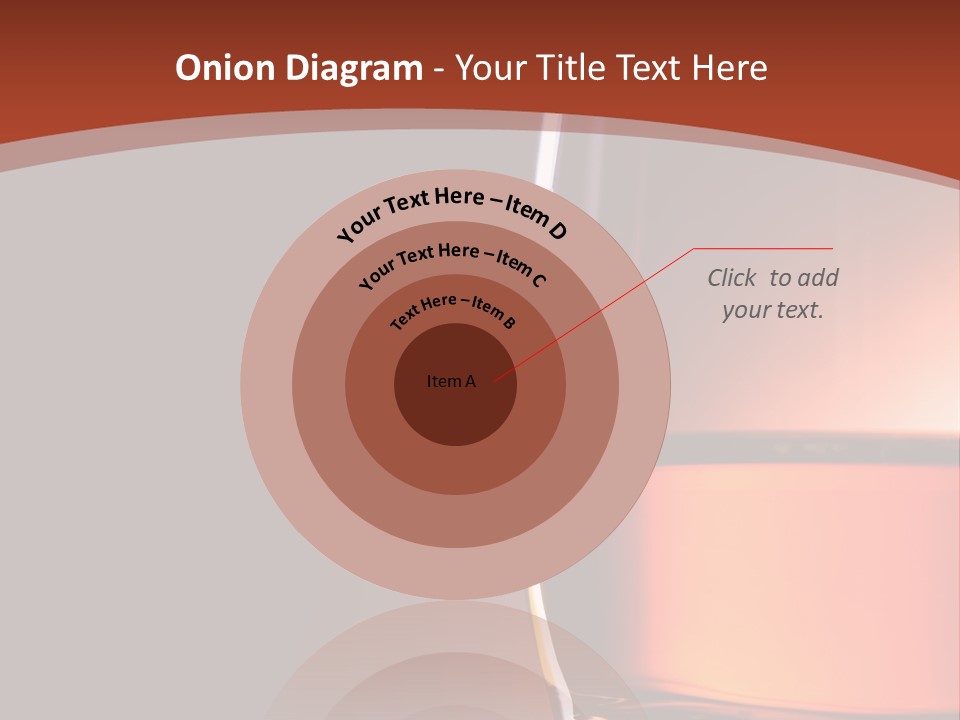 Brown Closeup Transparent PowerPoint Template