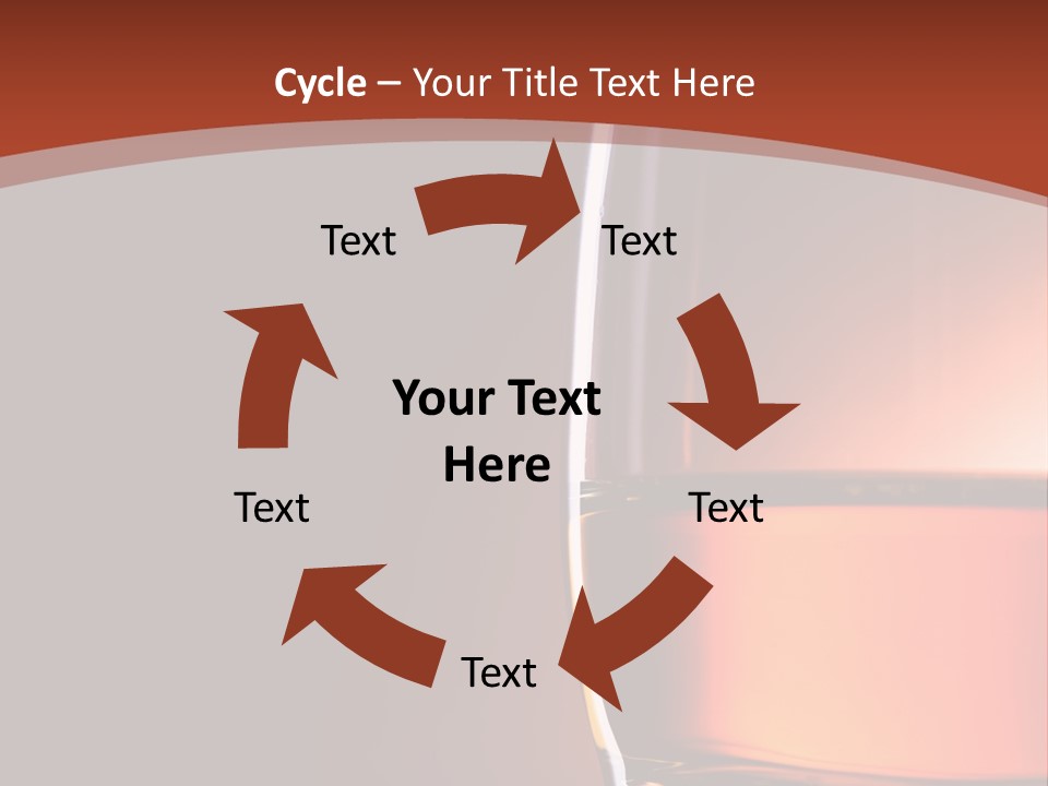 Brown Closeup Transparent PowerPoint Template