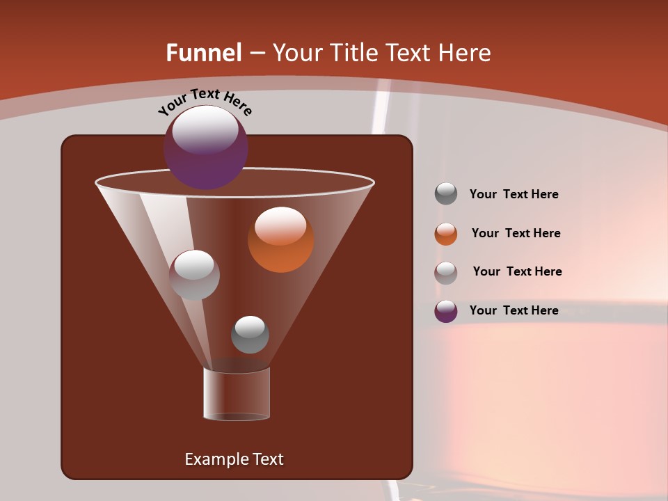 Brown Closeup Transparent PowerPoint Template