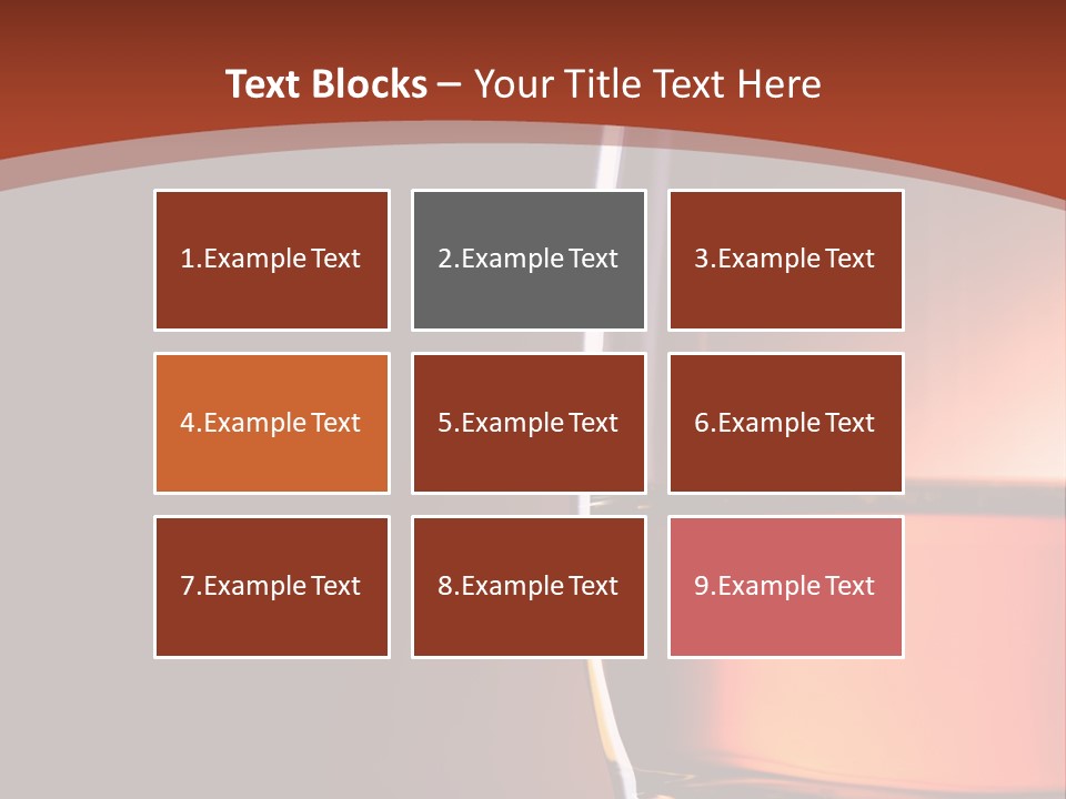 Brown Closeup Transparent PowerPoint Template