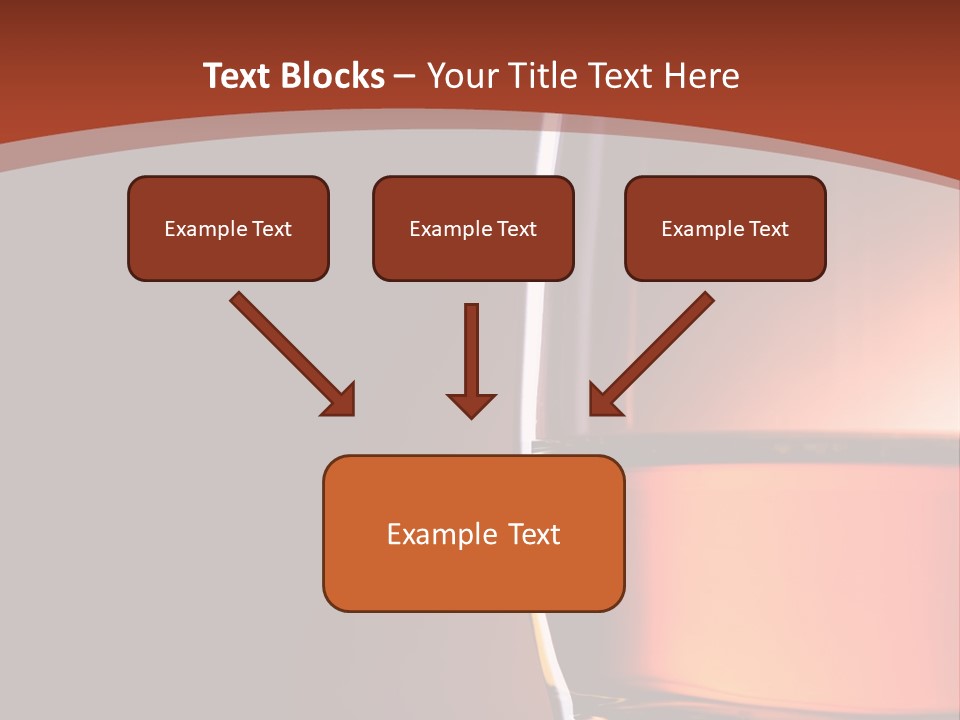Brown Closeup Transparent PowerPoint Template
