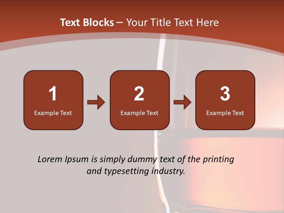 Brown Closeup Transparent PowerPoint Template