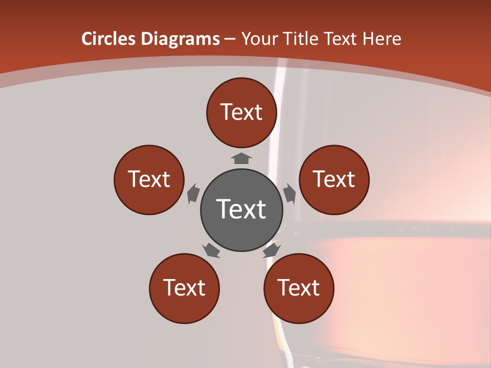 Brown Closeup Transparent PowerPoint Template