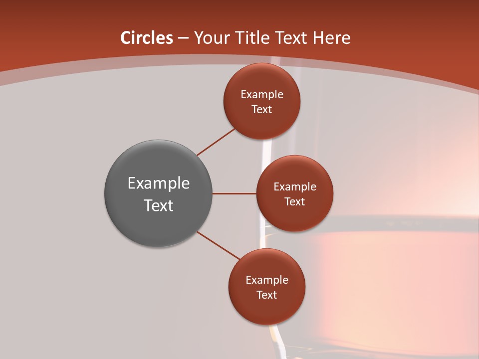 Brown Closeup Transparent PowerPoint Template