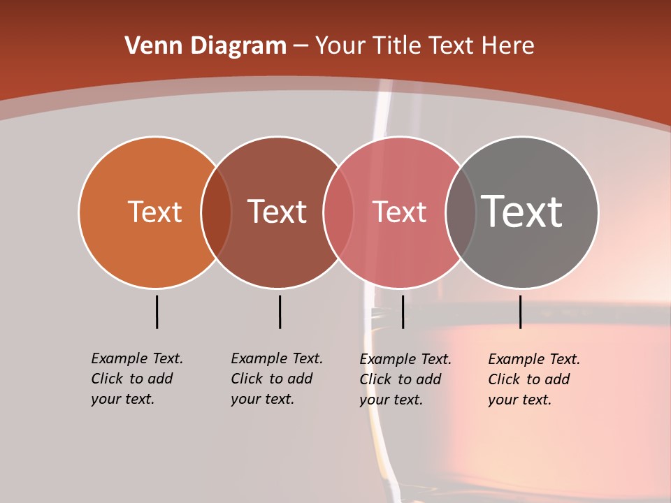 Brown Closeup Transparent PowerPoint Template