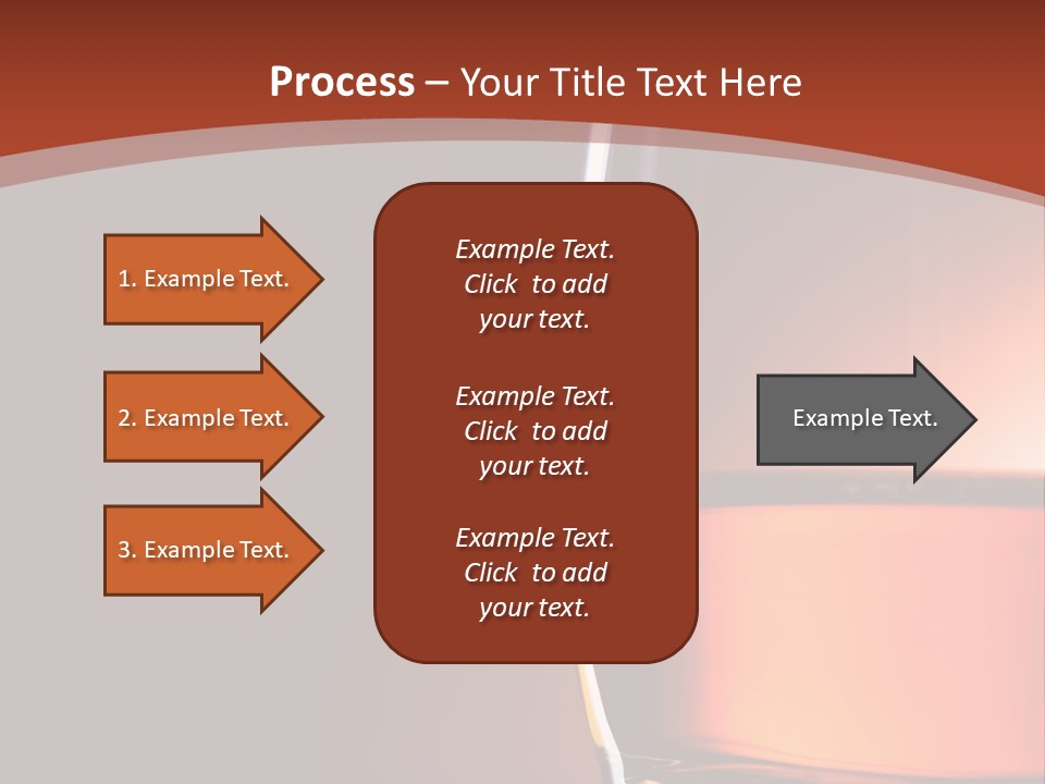 Brown Closeup Transparent PowerPoint Template