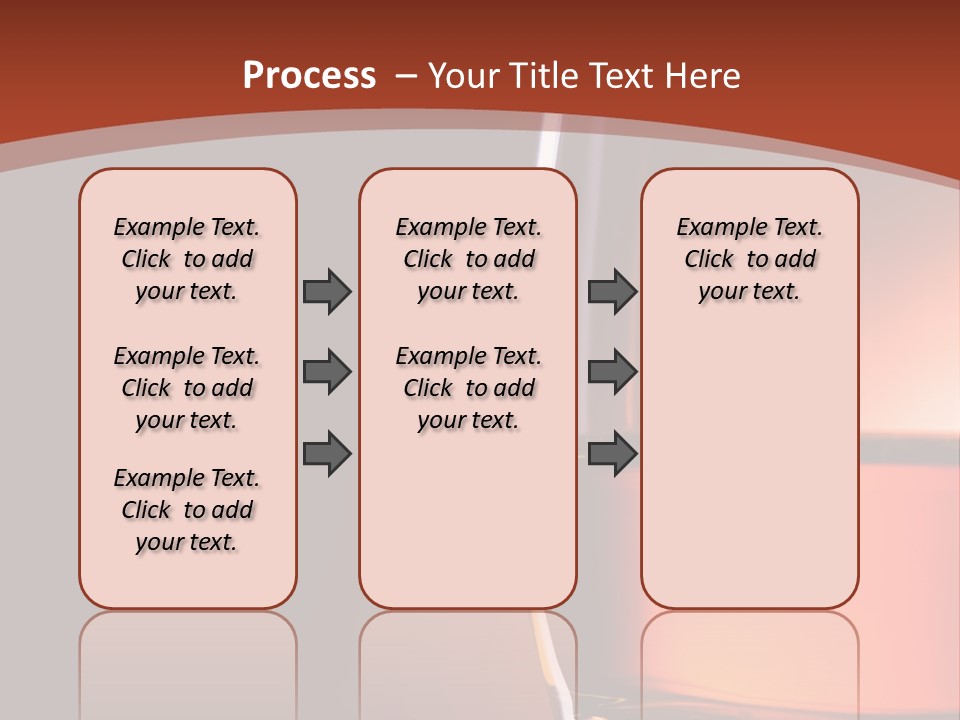 Brown Closeup Transparent PowerPoint Template