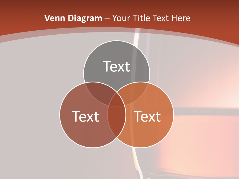 Brown Closeup Transparent PowerPoint Template