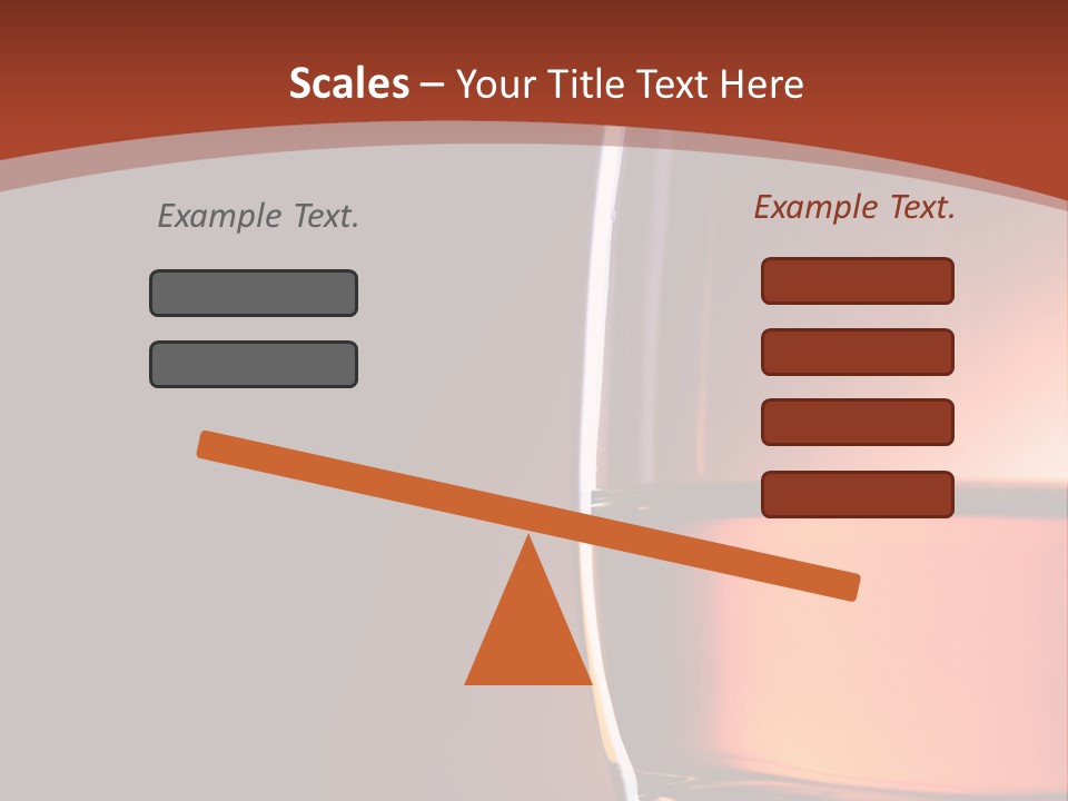 Brown Closeup Transparent PowerPoint Template