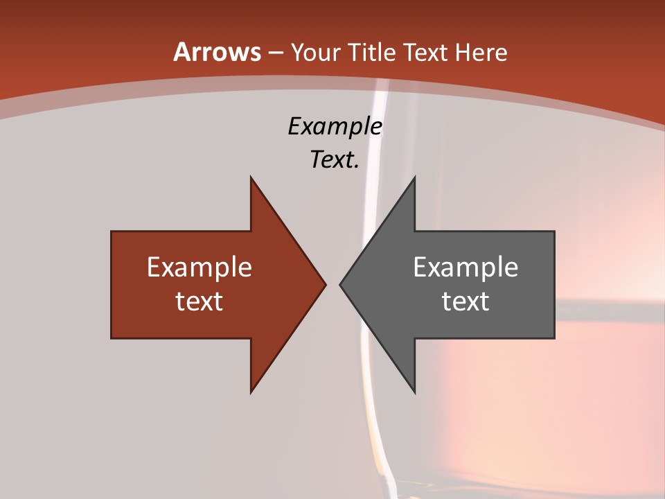 Brown Closeup Transparent PowerPoint Template