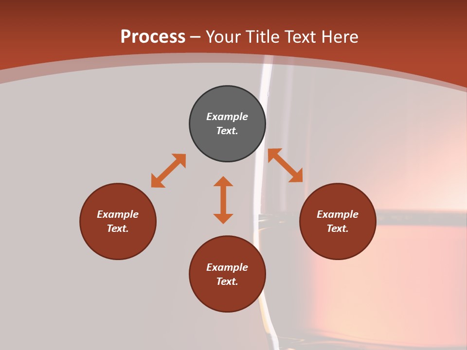 Brown Closeup Transparent PowerPoint Template