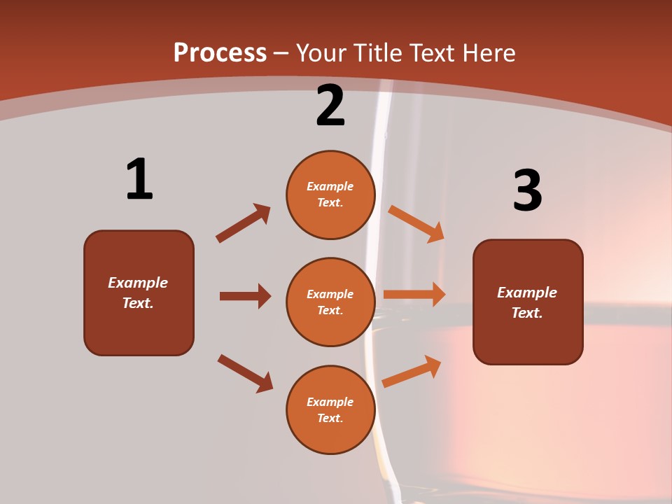 Brown Closeup Transparent PowerPoint Template