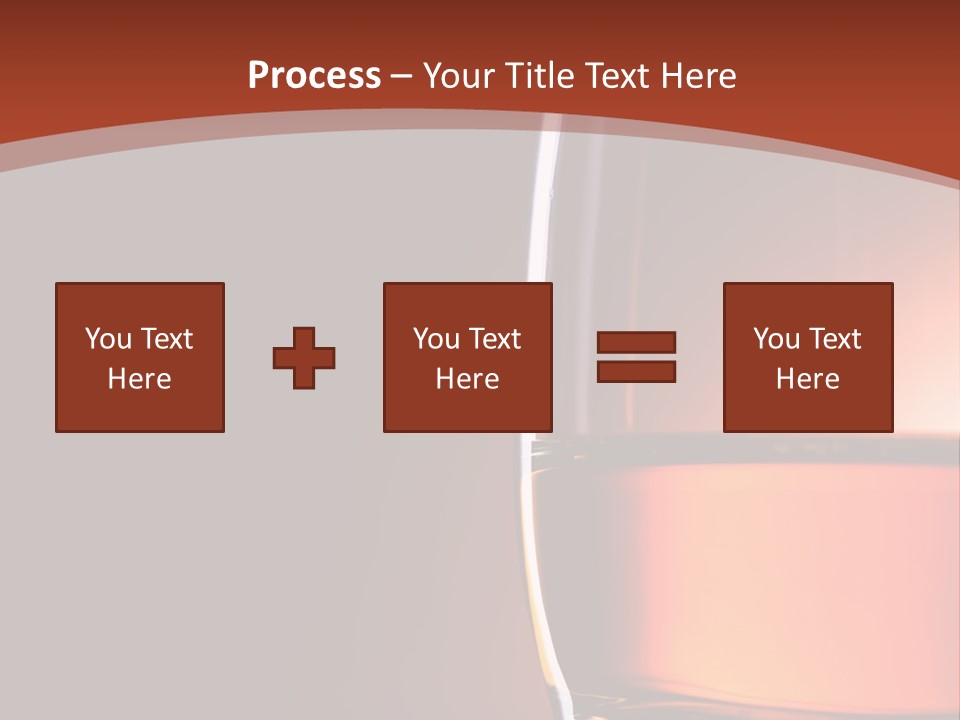 Brown Closeup Transparent PowerPoint Template