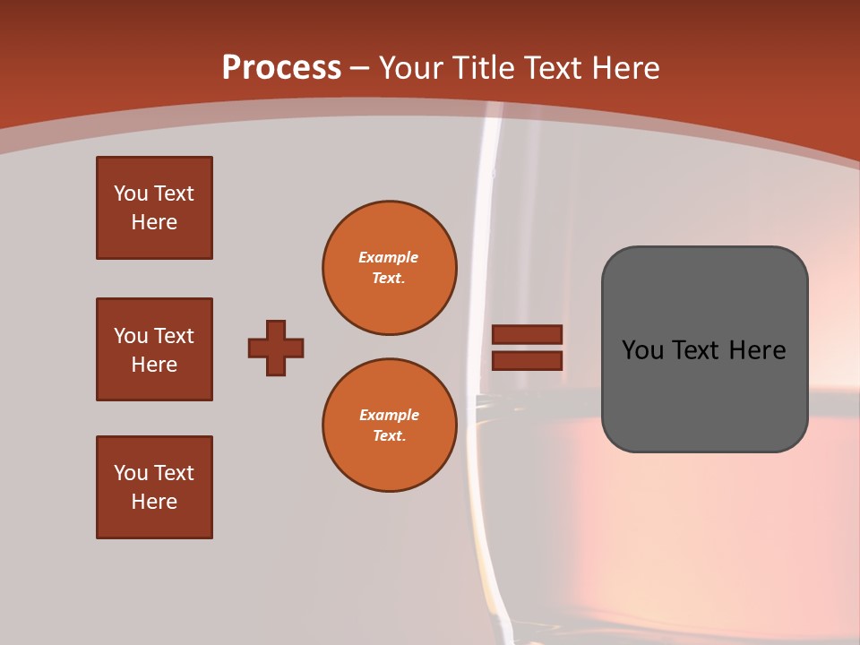 Brown Closeup Transparent PowerPoint Template