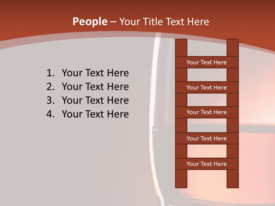 Brown Closeup Transparent PowerPoint Template