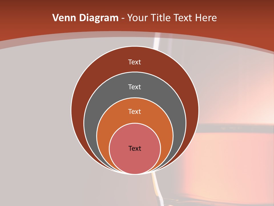 Brown Closeup Transparent PowerPoint Template
