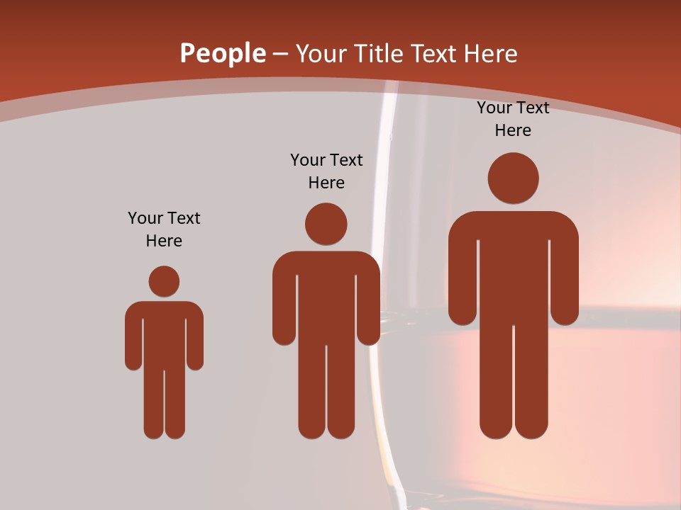 Brown Closeup Transparent PowerPoint Template