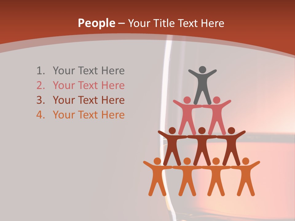 Brown Closeup Transparent PowerPoint Template