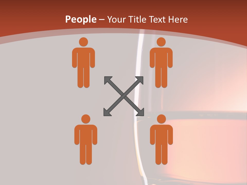 Brown Closeup Transparent PowerPoint Template