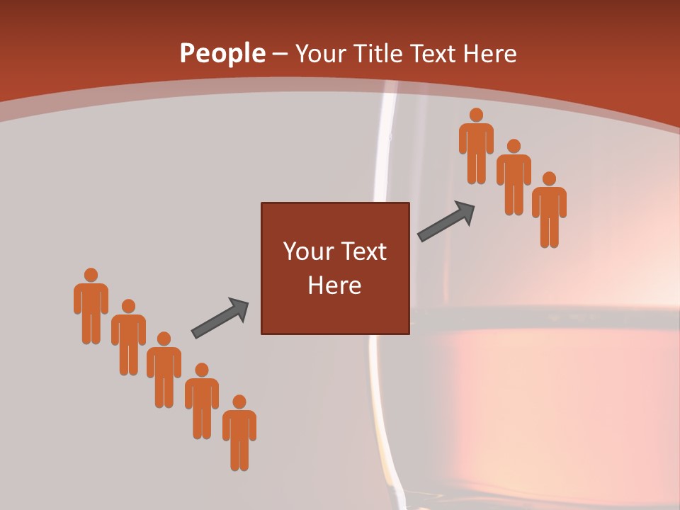 Brown Closeup Transparent PowerPoint Template