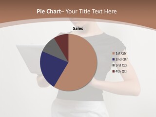 Person Female Work PowerPoint Template