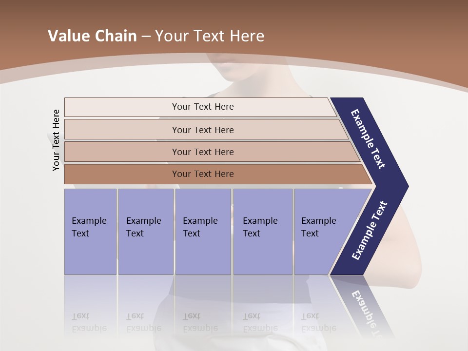 Person Female Work PowerPoint Template