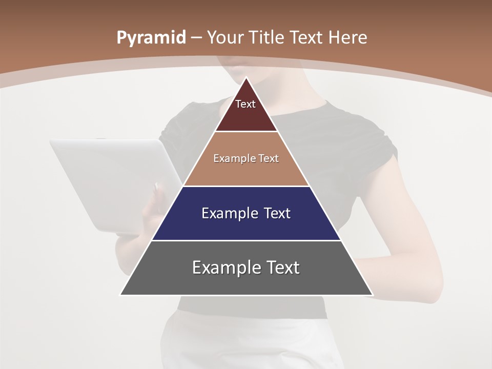 Person Female Work PowerPoint Template