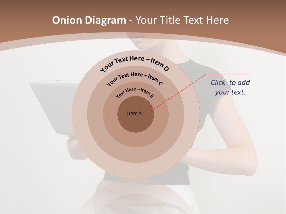 Person Female Work PowerPoint Template