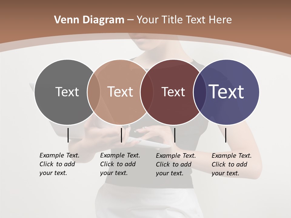 Person Female Work PowerPoint Template