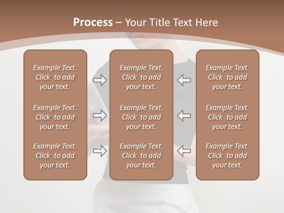 Person Female Work PowerPoint Template