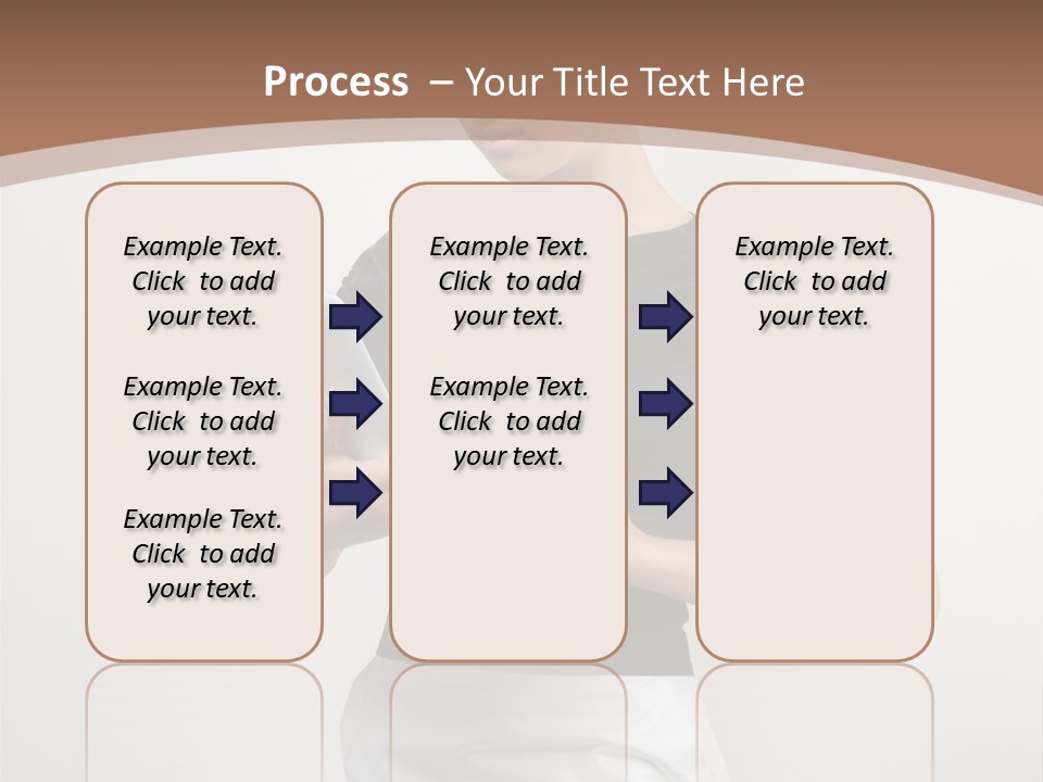 Person Female Work PowerPoint Template